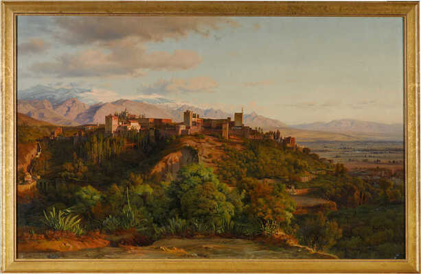 Ширмер Иоганн Вильгельм. Горный пейзаж